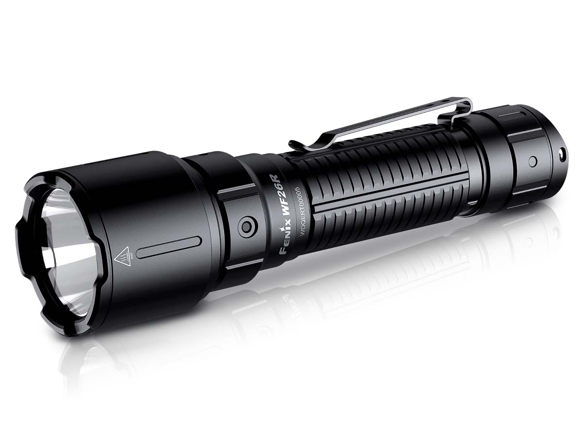 Fenix WF26R Rechargeable Flashlight with USB-C Charging Dock - 1000 Lumens, Waterproof LED Torch for Camping, Hiking & Emergency Use