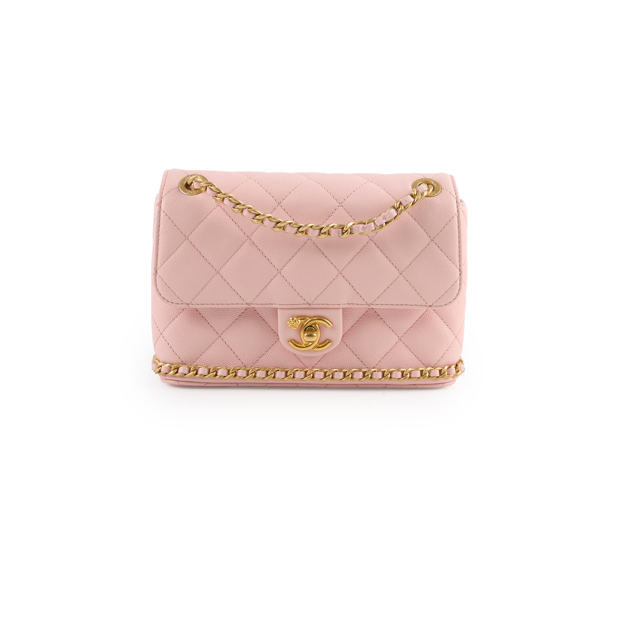 Chanel Pink Caviar Quilted Flap Bag with Microchip - Luxury Handbag for Women, Perfect for Parties, Date Nights & Special Occasions