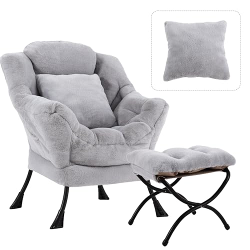 Plush White Gray-1
