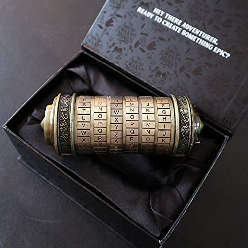 Ancient Wooden Puzzle Lockbox - Brain Teaser Gift for Adults & Teens - Perfect for Escape Rooms, Game Nights, and Secret Storage