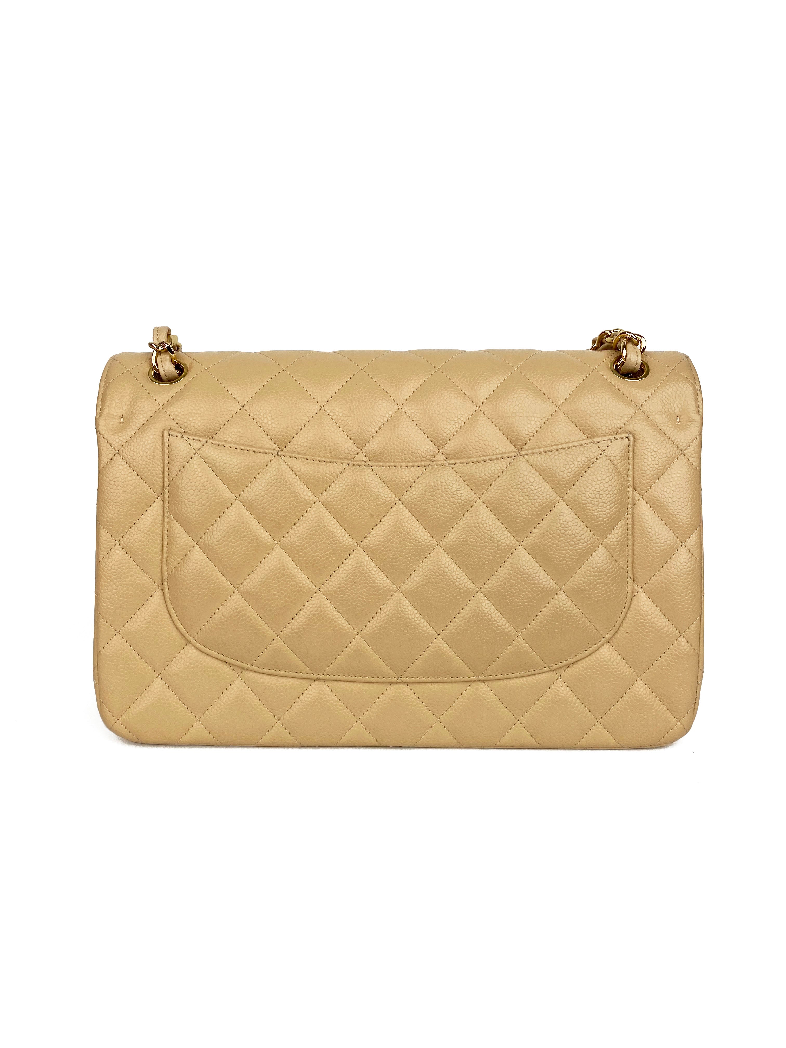 Chanel Nude Jumbo Classic Flap Bag - Luxury Leather Shoulder Bag for Women | Perfect for Evening Events, Parties & Special Occasions