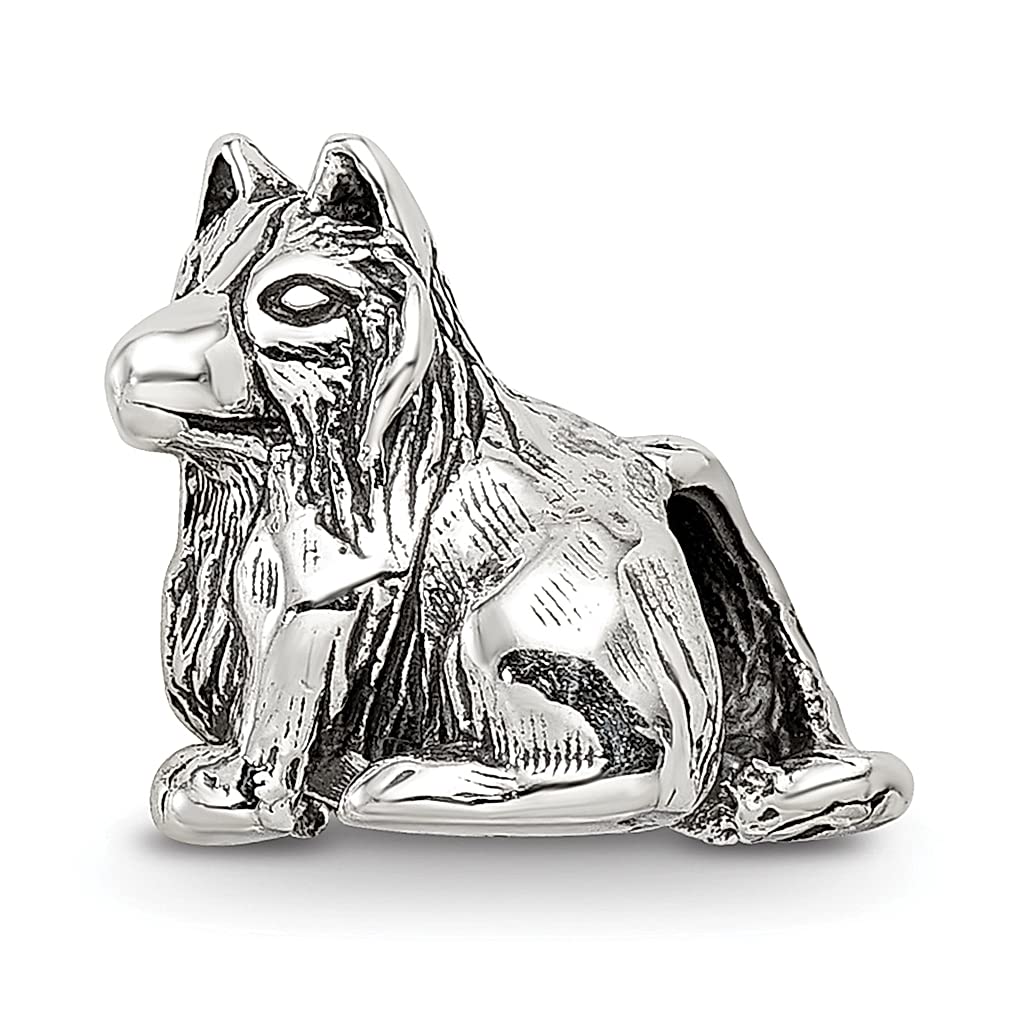 925 Sterling Silver Shetland Sheepdog Charm Bead for Bracelet - Cute Animal Dog Jewelry for Women - Perfect Gift for Her - Great for Everyday Wear, Gifts & Special Occasions