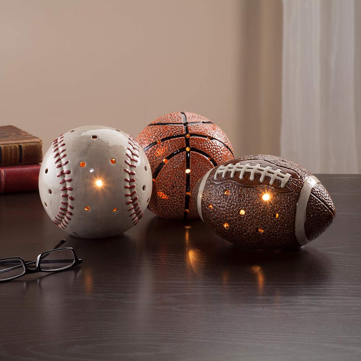 DEI Plug-In Basketball Night Light - LED Sports Room Decor for Kids, Teens & Adults - Perfect for Bedrooms, Game Rooms & Dorm Decorations