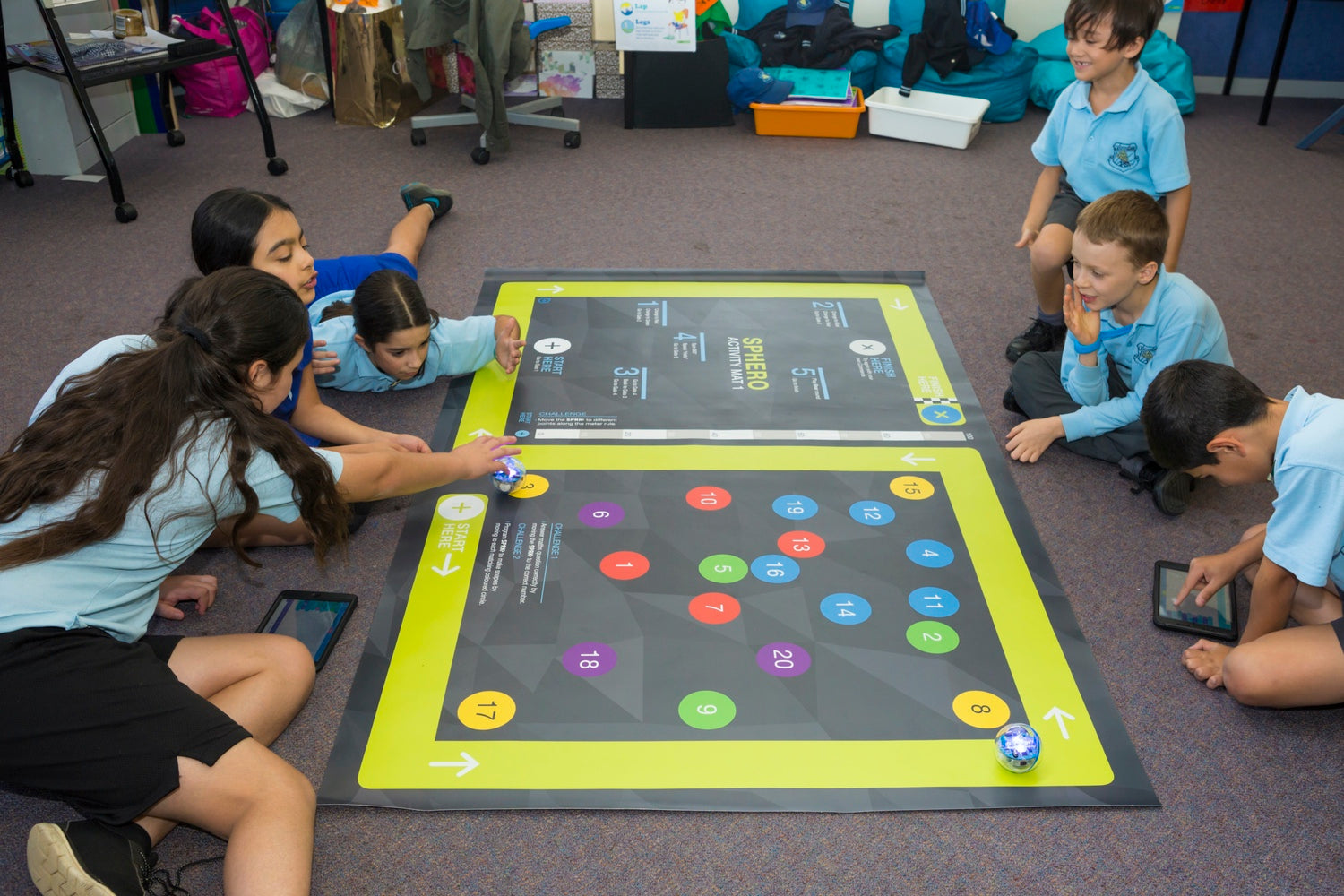 Sphero Activity Mat #1 for Coding & STEM Education - Perfect for Classrooms, Homeschooling & Robotics Learning