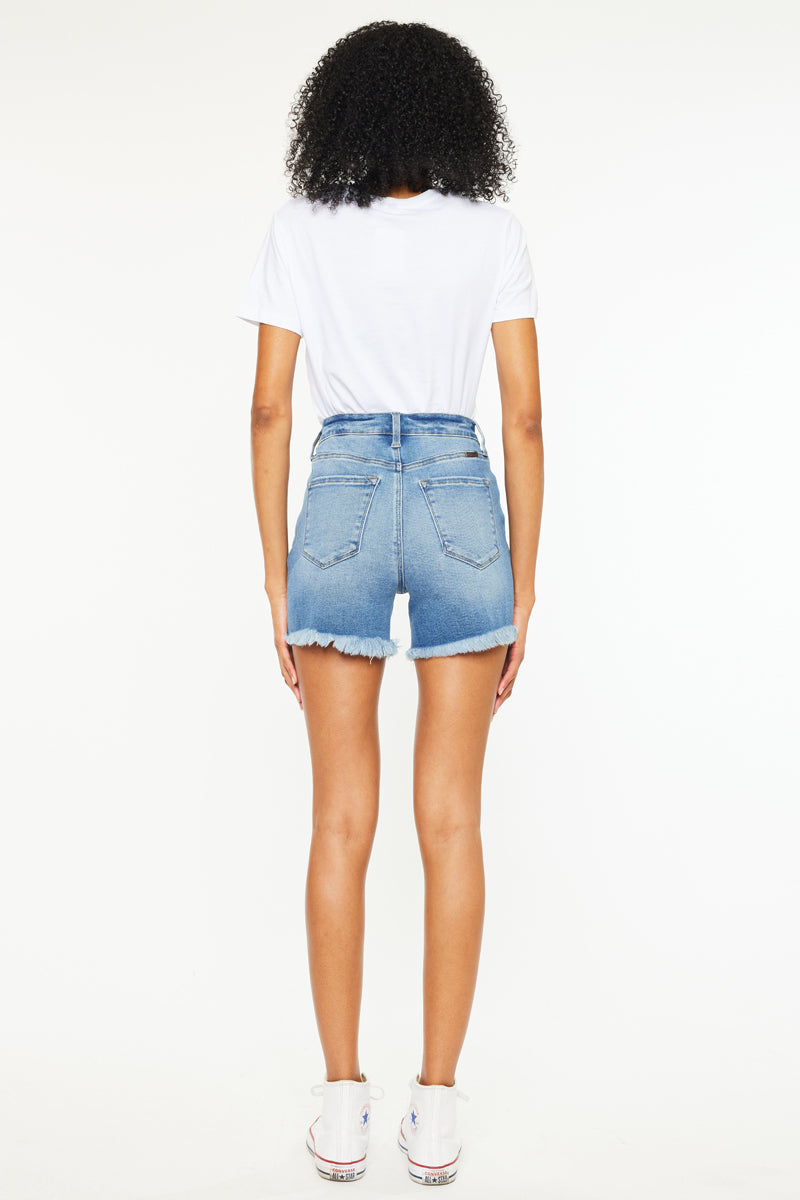 Syd Essentials High Rise Shorts for Women - Comfortable & Stylish Workout Shorts for Yoga, Running, and Gym - Trendy High Waisted Athletic Shorts with Pockets
