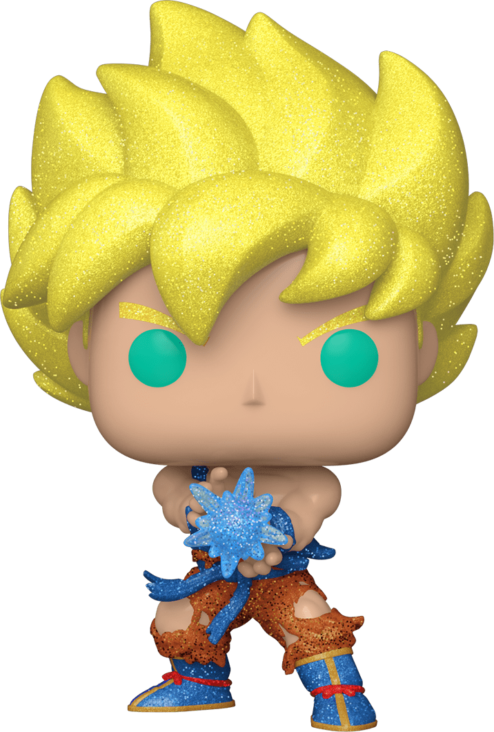 Dragon Ball Z Super Saiyan Goku Action Figure with Kamehameha Wave - Hot Toys Exclusive Diamond Collection #948 - Perfect for Anime Collectors & Dragon Ball Fans Display