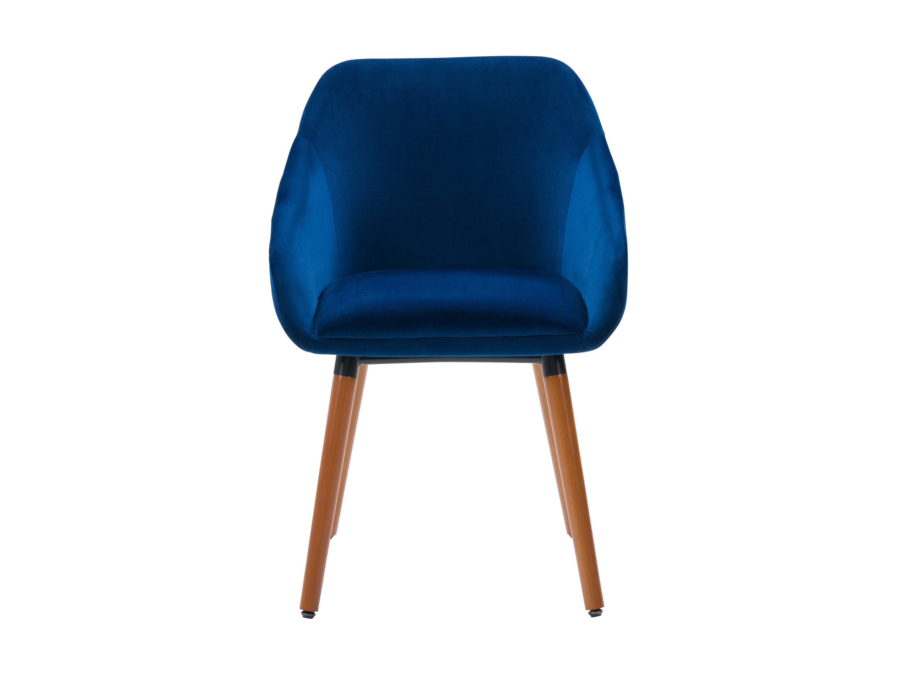 Luxury Navy Blue Velvet Dining Chairs Set of 2 - Modern Upholstered Side Chairs for Dining Room, Kitchen, or Office - Elegant Home Decor & Comfortable Seating Solution
