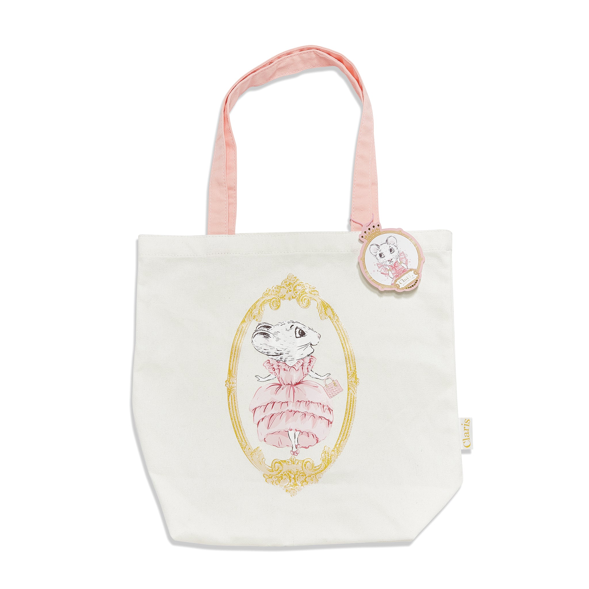 Claris The Mouse Canvas Book Bag - Cute & Durable Backpack for Kids, School, Travel & Everyday Use