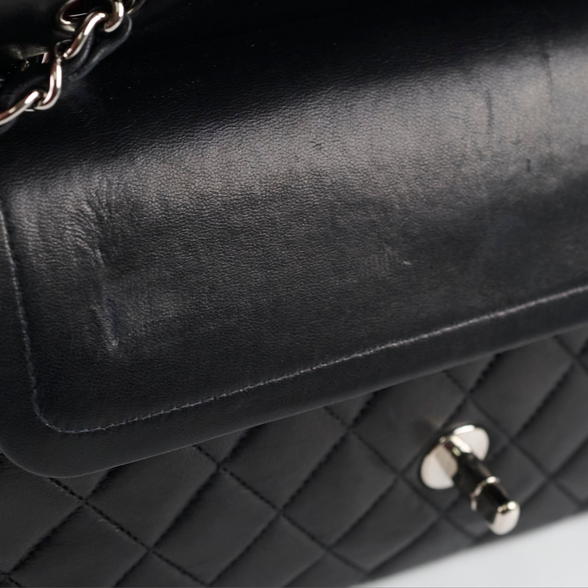 Chanel Medium/Large Double Classic Flap Bag in Black | Timeless Luxury Handbag for Women | Perfect for Work, Evening Events & Special Occasions