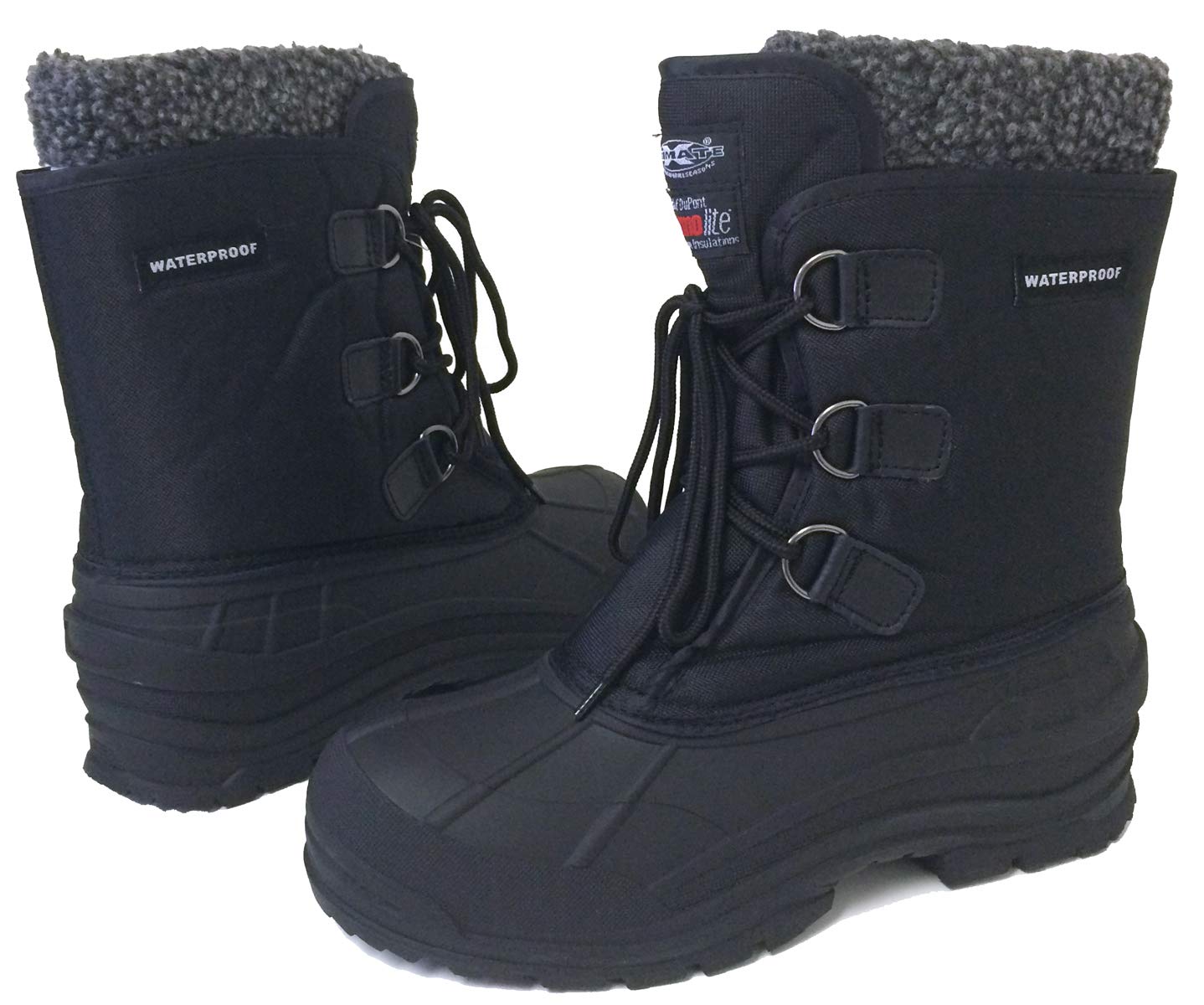 Men's Winter Boots - Waterproof, Insulated Snow Boots for Cold Weather - Warm & Durable for Hiking, Snowshoeing & Outdoor Activities