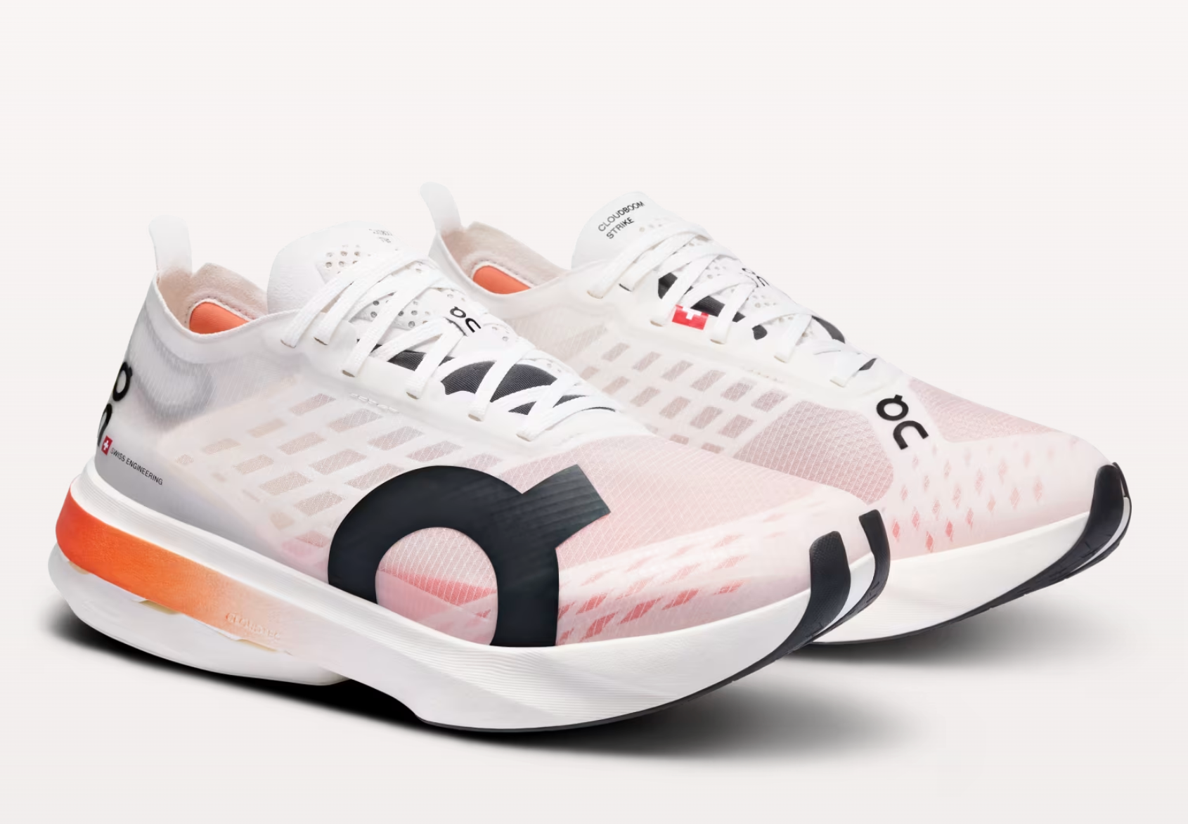 Nike Women's Cloudboom Strike Running Shoes (White/Black) - Lightweight & Responsive for Marathon Training & Road Racing