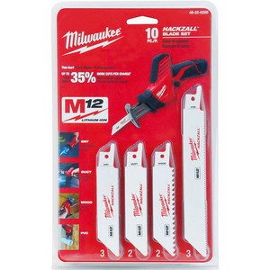 Milwaukee 49-22-0220 Hackzall Reciprocating Saw Blade - High-Performance Cutting Tool for Wood, Metal & Demolition | Perfect for Construction, Renovation & DIY Projects