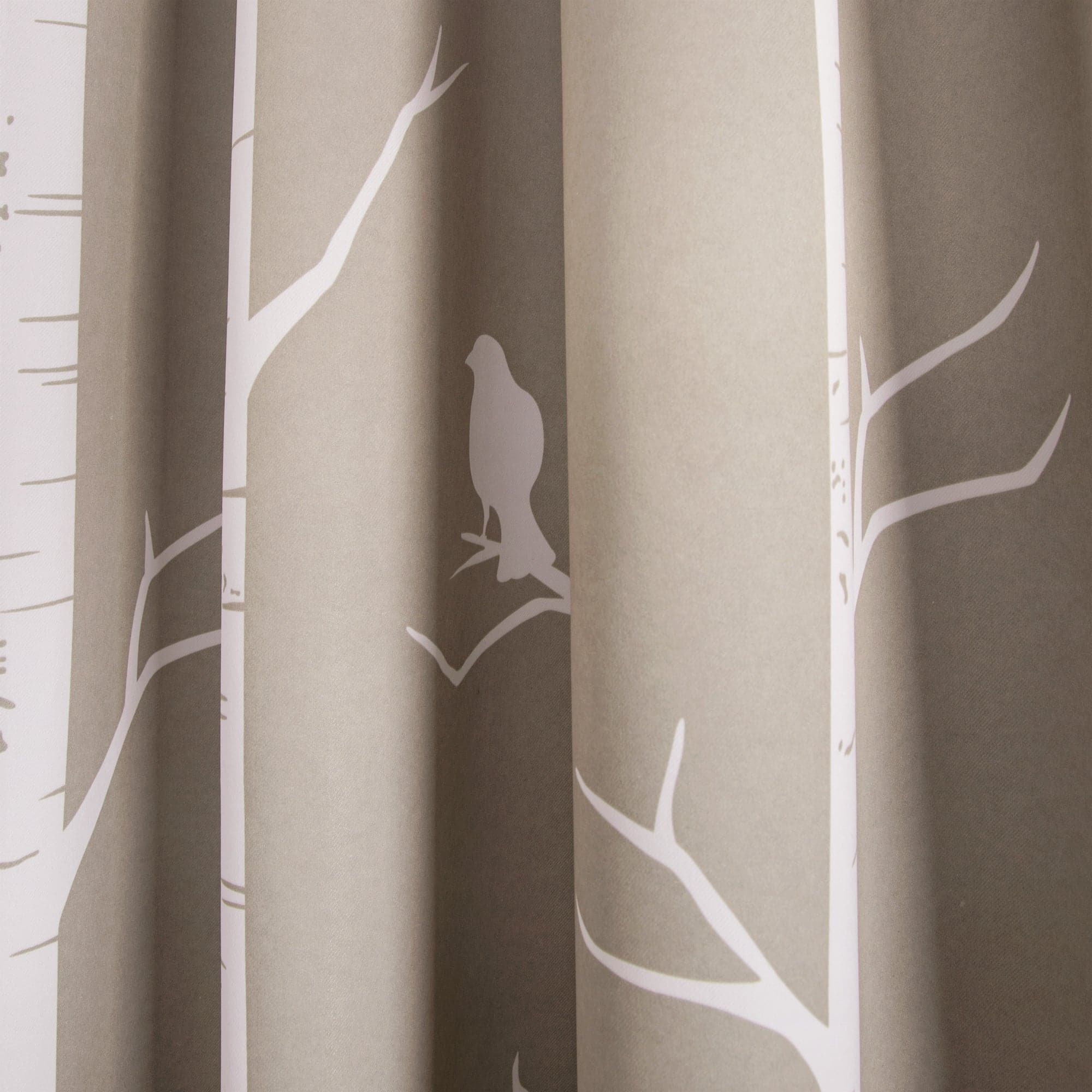 Bird on the Tree Light Filtering Window Curtain Set - Nature Inspired Sheer Drapes for Living Room & Bedroom - Perfect for Soft Sunlight & Privacy