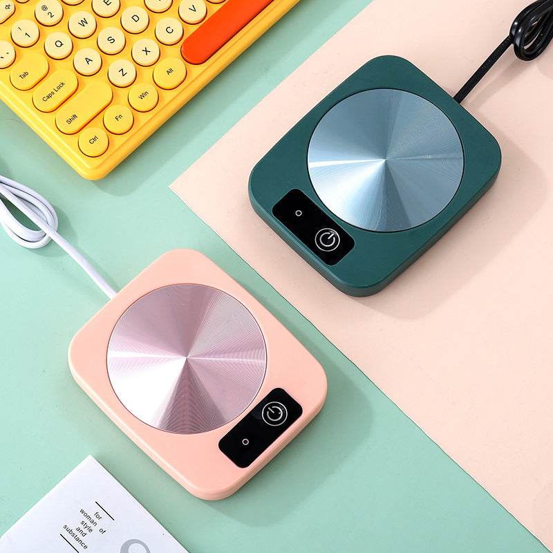 CupKeeper: USB-Powered Heated Cup Warmer for Coffee, Tea & Beverages - Perfect for Office, Home & Travel Use