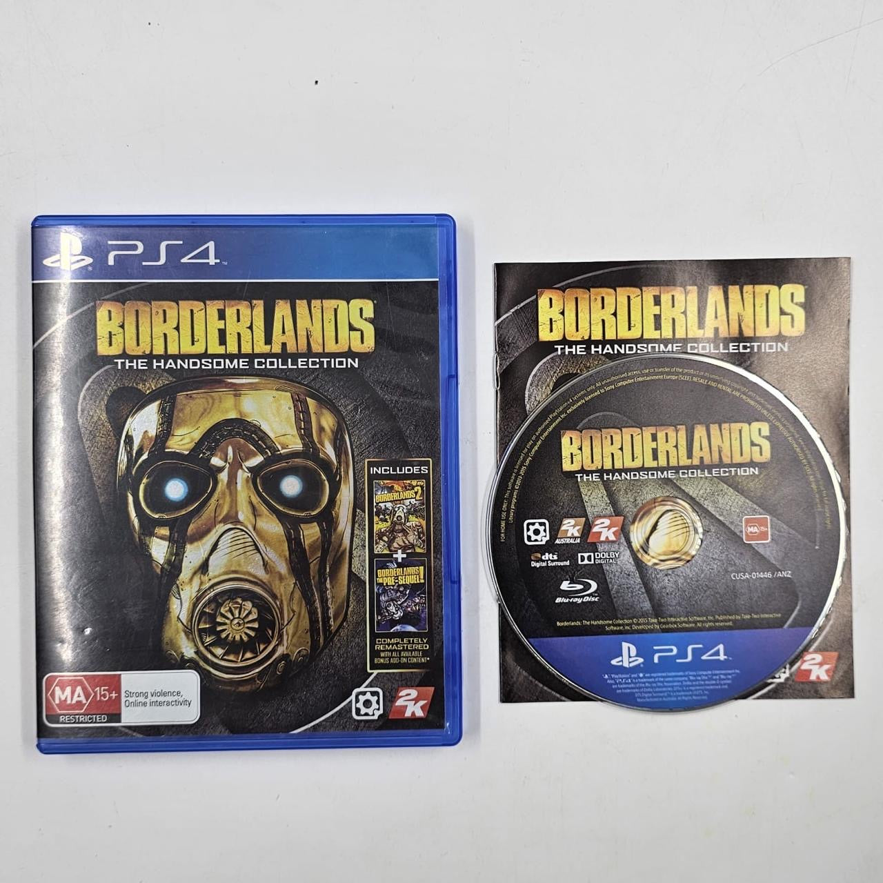 Borderlands The Handsome Collection - PS4 Game with Manual | Playstation 4 Action RPG Bundle | Perfect for Co-op Gaming & FPS Fans