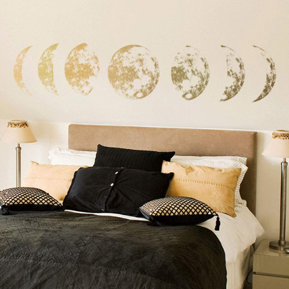 6-Piece PVC Wall Decal Stickers Set - Bedroom Decor, Living Room & Kids Room Wall Art - Removable Home Decoration for Nursery, Dorm, Apartment | Perfect for DIY Home Makeover & Interior Design Projects