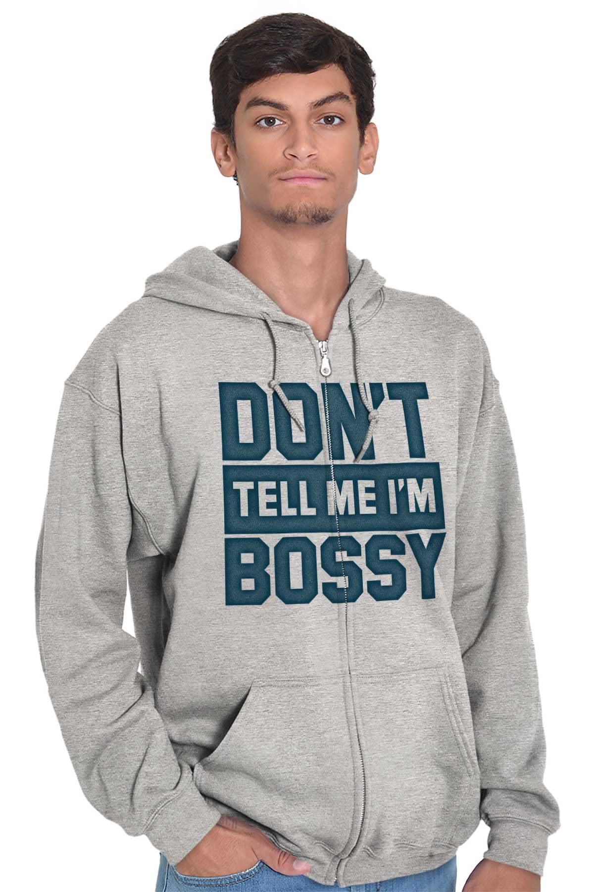 Brisco Brands Sassy Attitude Zip Up Hoodie for Men & Women - Stylish & Comfortable Pullover for Casual Wear, Street Fashion & Everyday Outfits