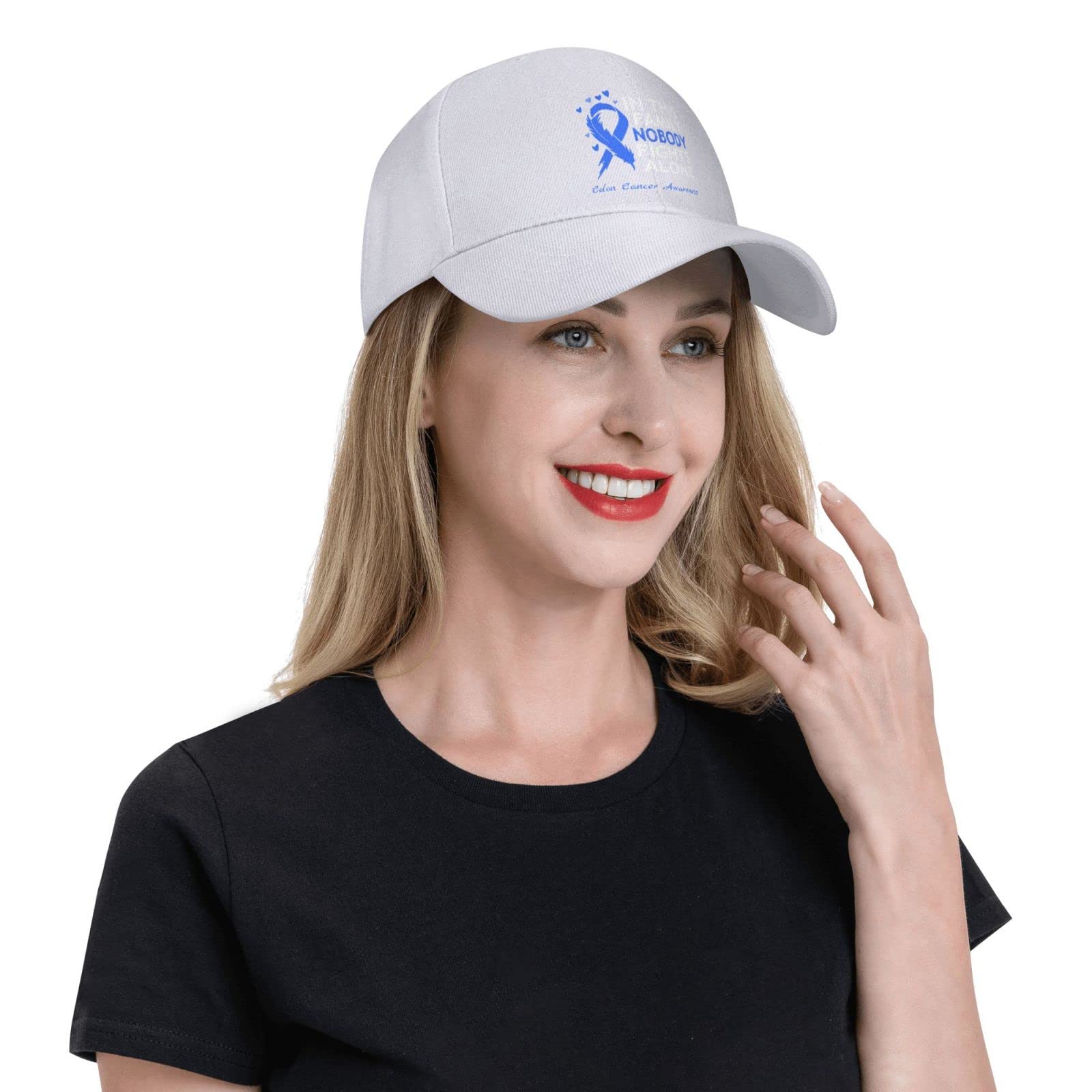 Fight Colon Cancer Together - Adjustable Baseball Cap for Men & Women - Support Awareness with This Stylish Dad Hat - Perfect for Walks, Sports & Everyday Wear
