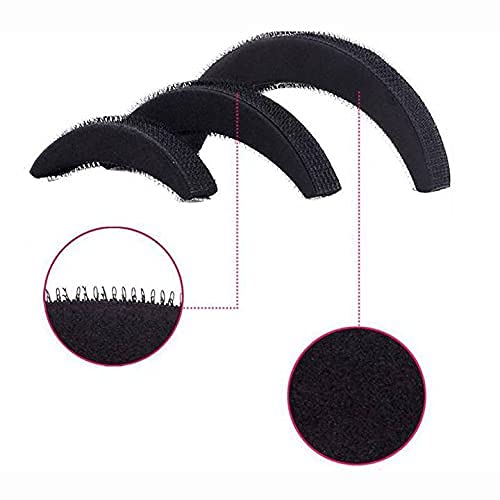 CHRONEX 2-Pack Hair Banana Puff Maker & Braid Tool Set - Black Hair Styling Accessories for Curly, Wavy & Natural Hairstyles | Perfect for Salon, Home Use & DIY Hairstyling