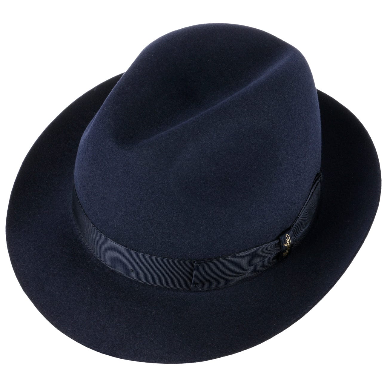 Borsalino Georgio Fur Felt Hat for Men - Classic Winter Fedora with Wide Brim - Perfect for Outdoor Events, Weddings & Cold Weather Fashion