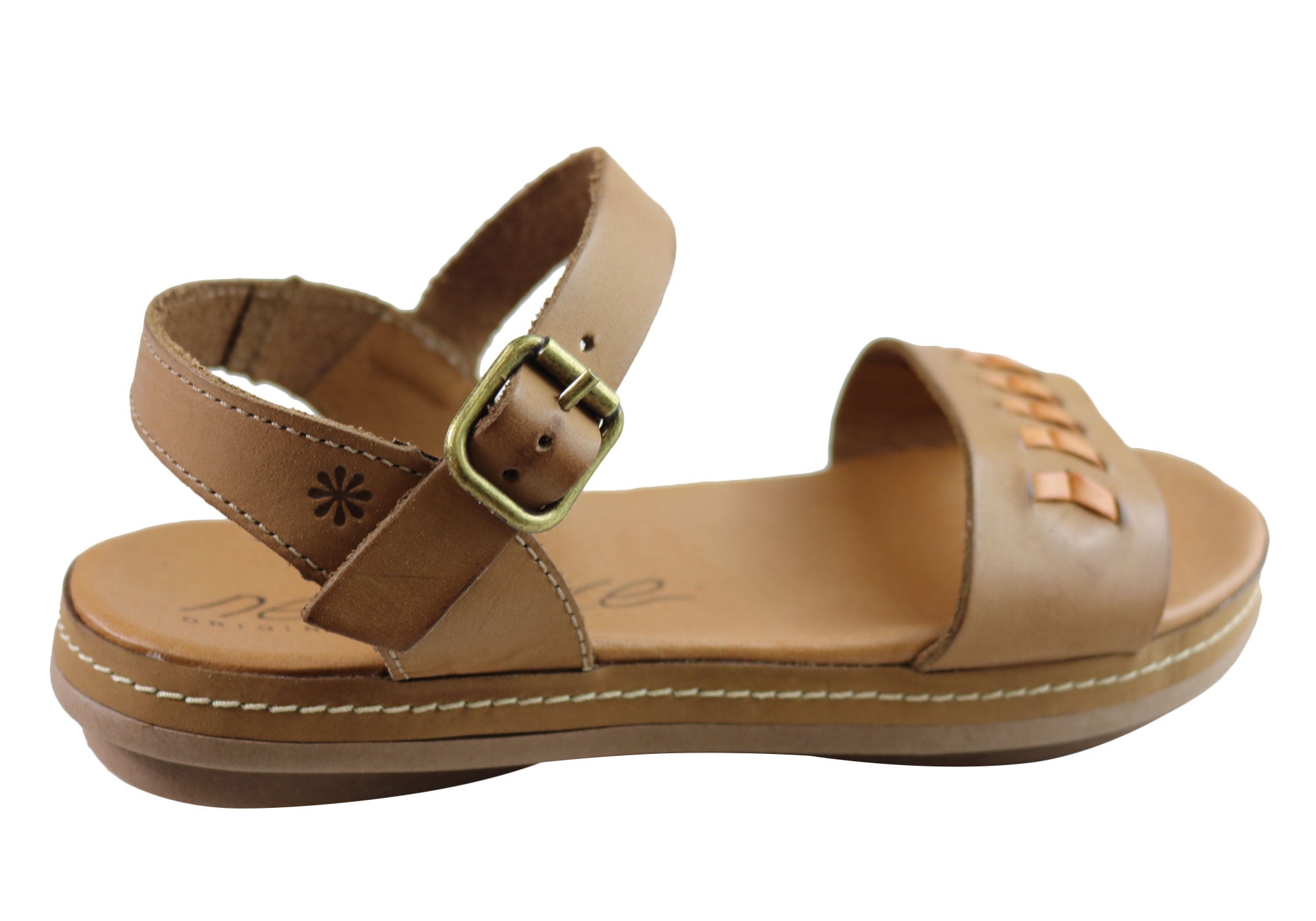 New Face Paradise Women's Comfortable Leather Sandals - Handmade in Brazil - Perfect for Beach, Vacation & Summer Outfits