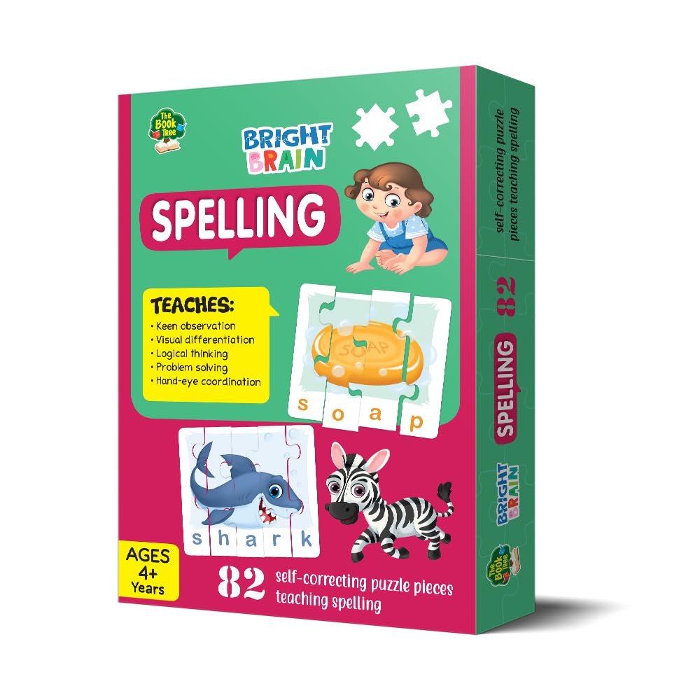 82-Piece Jigsaw Puzzle for Kids Ages 3-6 | Educational Space Learning Toy | Preschool Spelling Game | Gift for Boys & Girls | Perfect for Classroom Activities & Birthday Presents