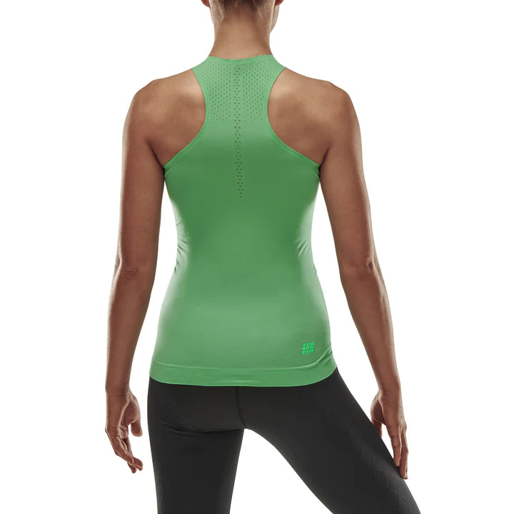 CEP Women's Ultralight Tank Top - Breathable Quick-Dry Workout Shirt for Yoga, Running & Gym | Green Athletic Wear for Active Lifestyles