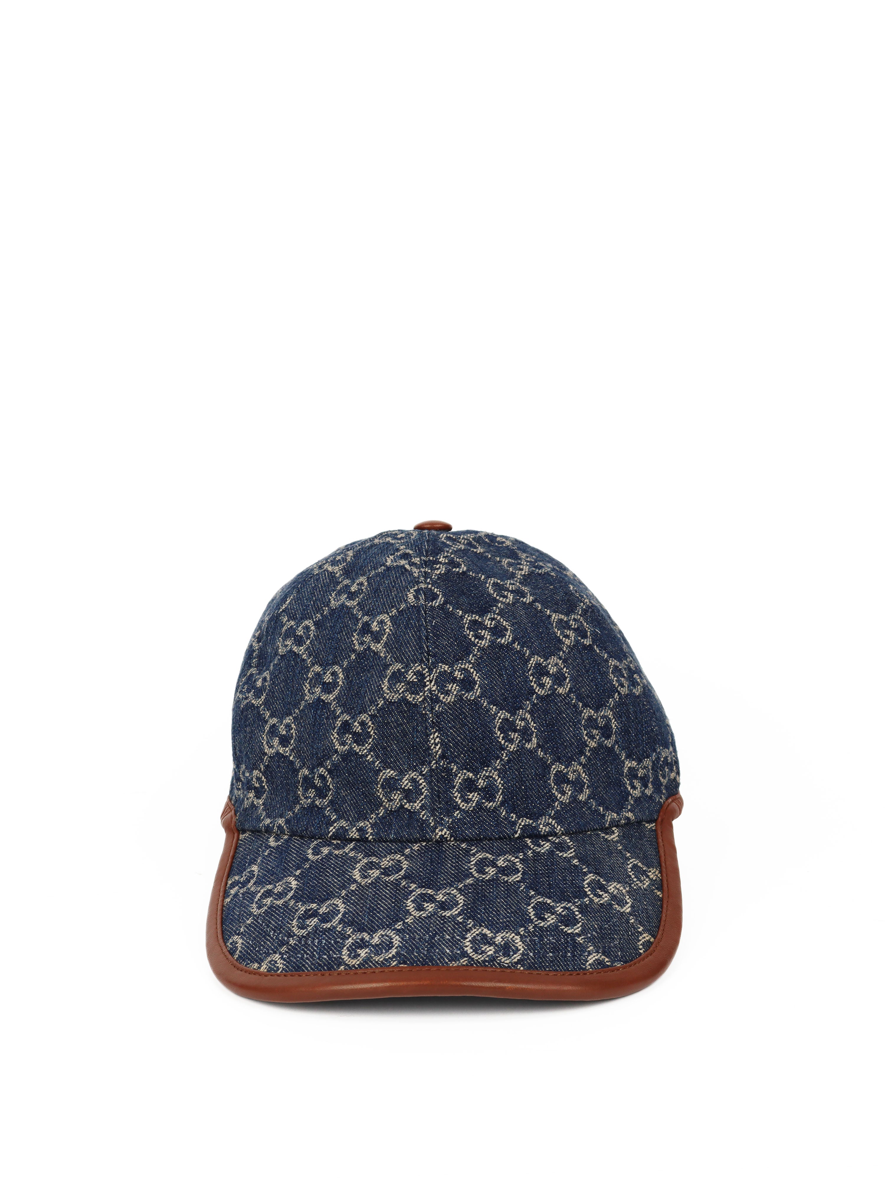 Gucci GG Denim Baseball Cap for Men - Luxury Designer Hat with Iconic GG Logo - Perfect for Casual Outfits, Streetwear & Summer Fashion