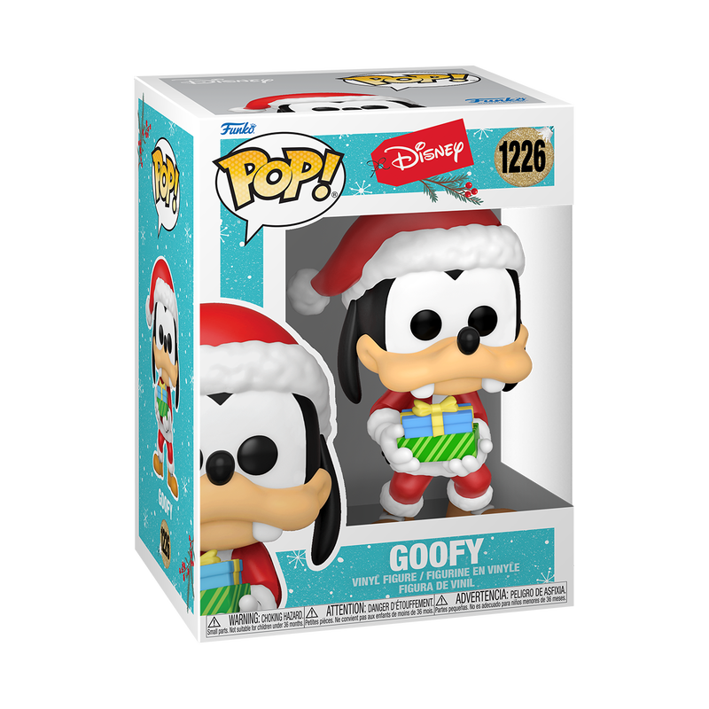Goofy Funko Pop Disney Holiday #1226 with Protector Case - Perfect for Disney Collectors, Christmas Decor & Gift Giving
