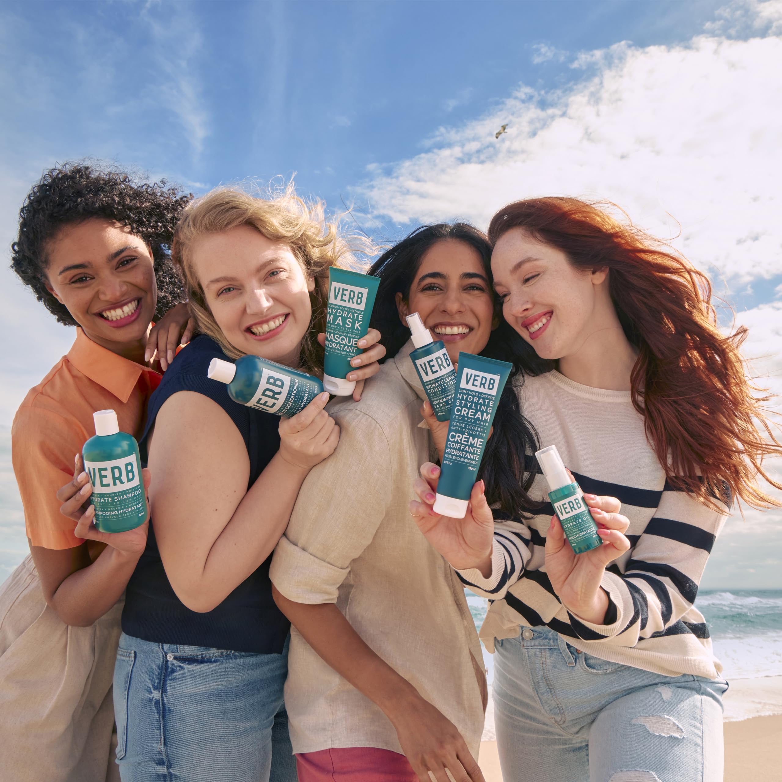VERB Hydrate Oil - Hydrating Hair & Scalp Treatment for Dry, Damaged Hair - Perfect for Daily Use & Post-Workout Care