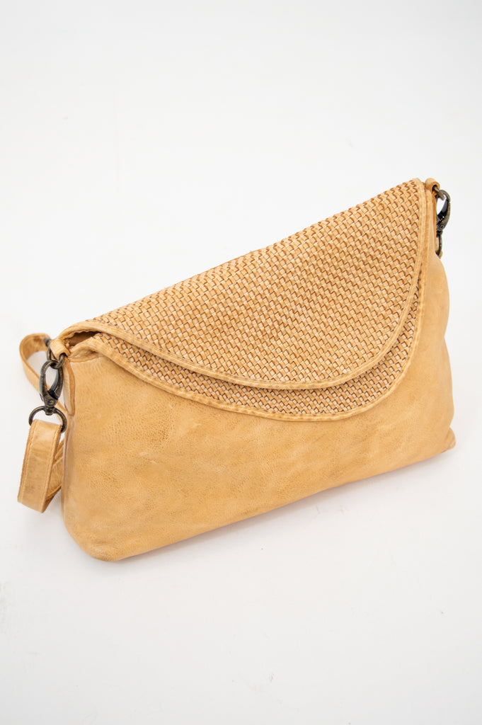 Premium Genuine Leather Handbag 072 - Soft Buckskin Women's Crossbody Purse for Work, Travel & Everyday Use