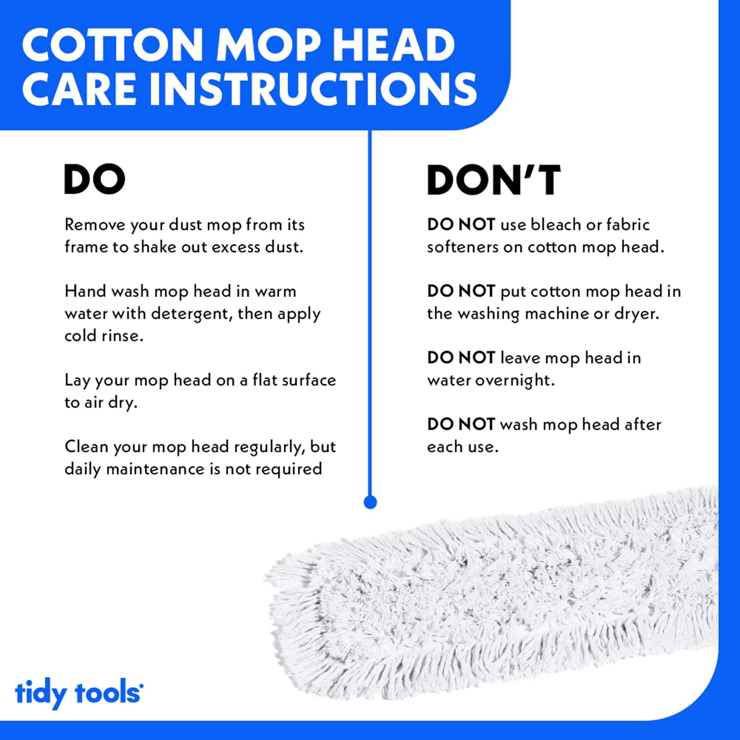 36-Inch Commercial Dust Mop & Floor Sweeper - Reusable Cotton Mop Head with Wooden Handle for Hardwood Floors Cleaning | Industrial Dry Mop for Janitorial Supplies & Office/Home Floor Maintenance