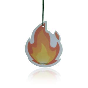 Premium Fire Car Air Freshener - Long Lasting Cherry Scent for Cars, Trucks & SUVs | Eliminates Odors & Freshens Vehicle Interior | Perfect for Commuting, Road Trips & Daily Driving