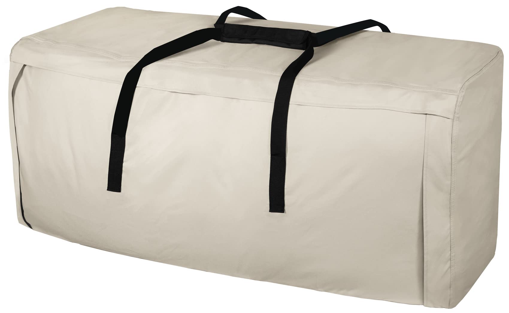 62 Inch Waterproof Outdoor Cushion Storage Bag - Heavy Duty Zippered Patio Furniture Cover with Handles - Perfect for Porch, Deck, and Garden Furniture Protection