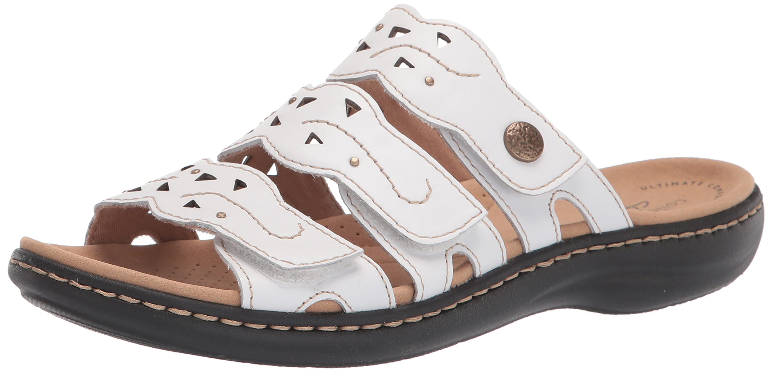 Clarks Women's Laurieann Echo Flat Sandal - Comfortable Casual Sandals for Women | Perfect for Summer, Beach, and Everyday Wear