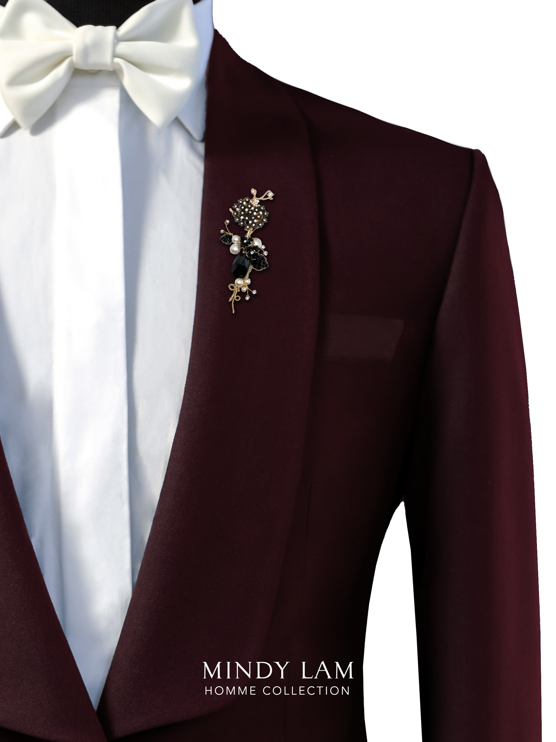 En Pointe! Elegant Men's Lapel Pin - Perfect for Suits, Weddings & Formal Events | Premium Boutique Accessory
