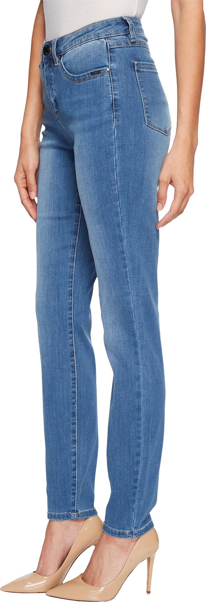 FDJ French Dressing Jeans for Women - Coolmax Olivia Slim Leg Stretch Denim Pants | Perfect for Casual Wear, Office & Night Out