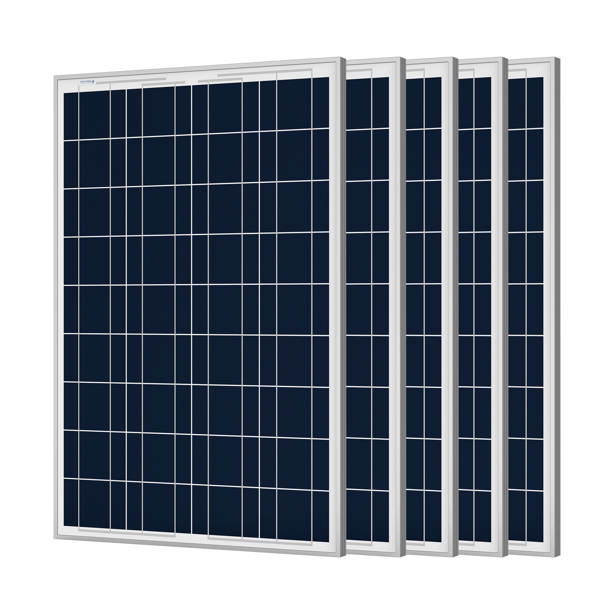 ACOPower 100W Polycrystalline Solar Panel - 12V Battery Charger for RV, Boat, Off-Grid & Emergency Power Supply | Portable Solar Charging Solution for Camping, Hiking & Outdoor Adventures