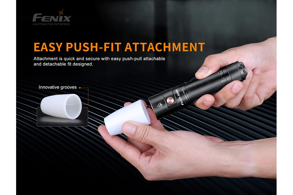 Fenix AOD S V2.0 Diffuser Tip - Premium Flashlight Diffuser for Outdoor Adventures, Camping & Emergency Use