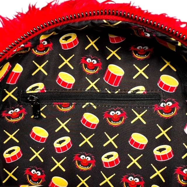 Loungefly Muppets Animal Cosplay Mini Backpack - Red Disney Collectible for Fans | Perfect for Conventions, Theme Parks & Everyday Use