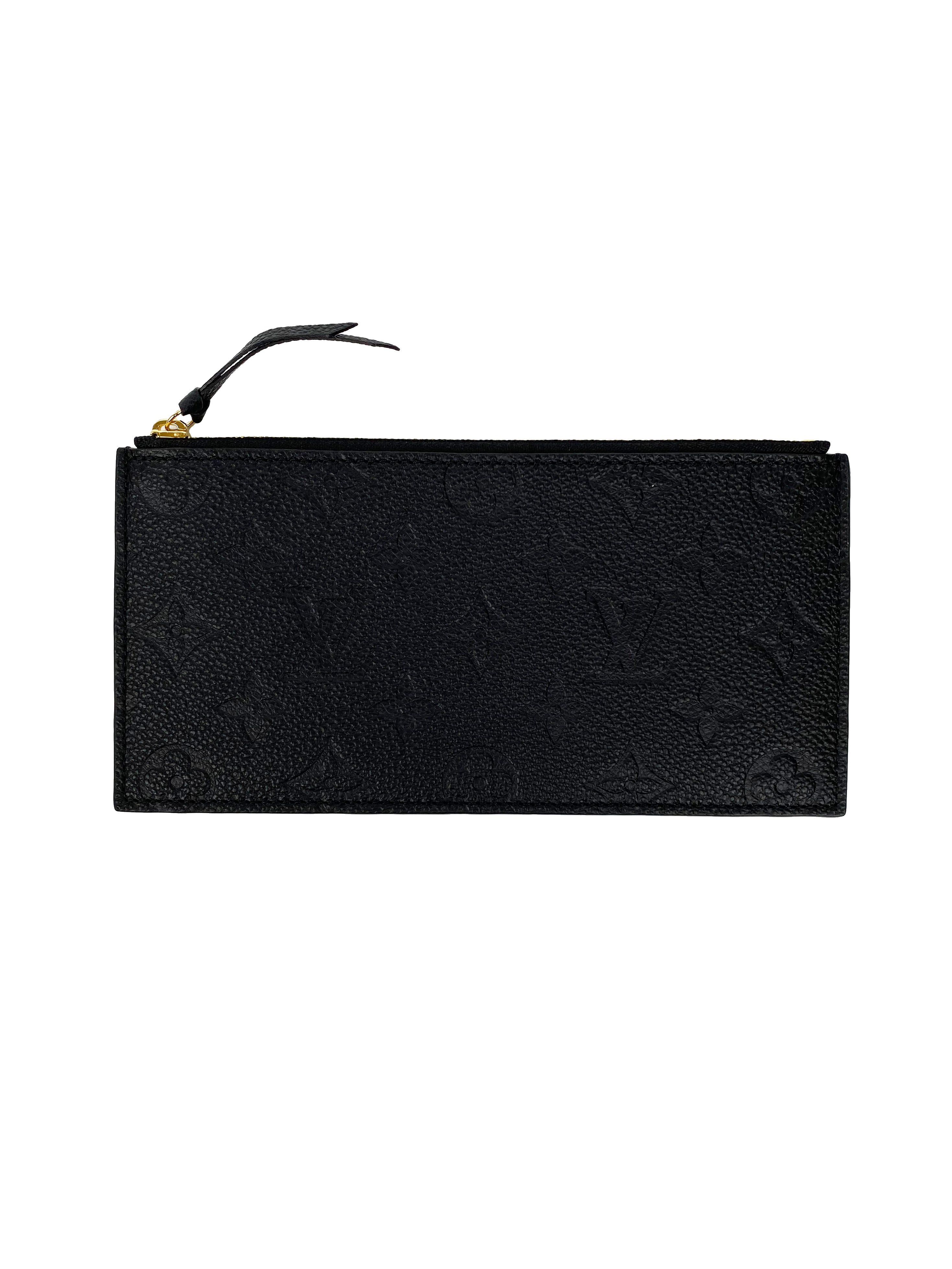 Authentic Louis Vuitton Black Felicie Pochette Crossbody Bag - Luxury Leather Wallet on Chain for Women, Perfect for Evening Events & Daily Use