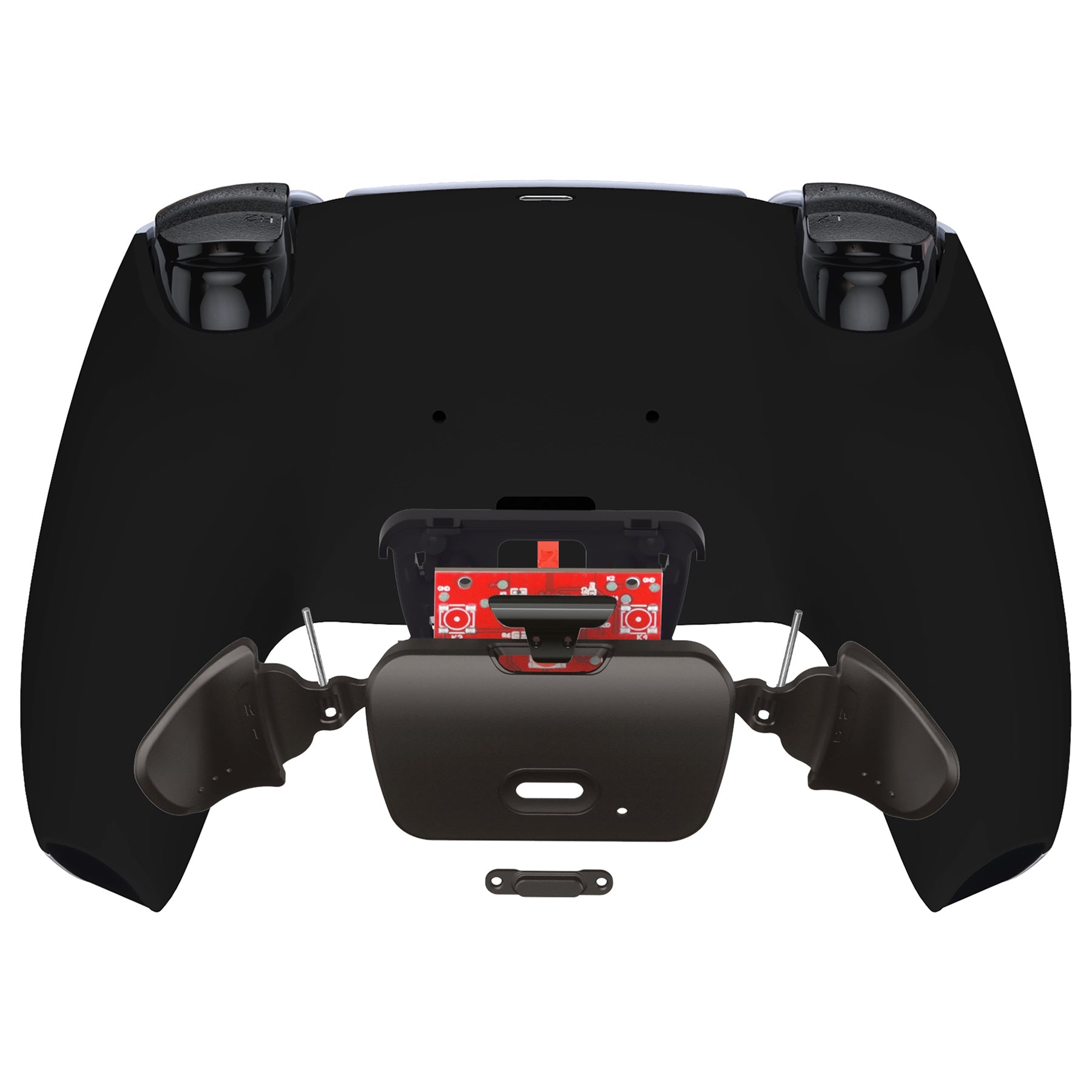eXtremeRate Black Real Metal Buttons (RMB) RISE 2.0 Remap Kit for PS5 Controller BDM-010/020 - Premium Customization for Gaming Enthusiasts - Perfect for Competitive Play & Enhanced Game Control
