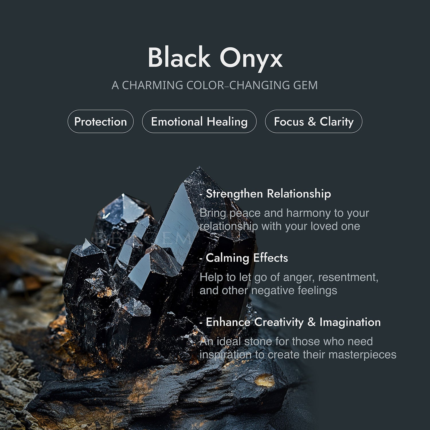 Natural Black Onyx Wedding Ring Set - Gothic Vintage Coffin Style Band for Men & Women - Perfect for Gothic Weddings, Dark Romance, and Alternative Fashion