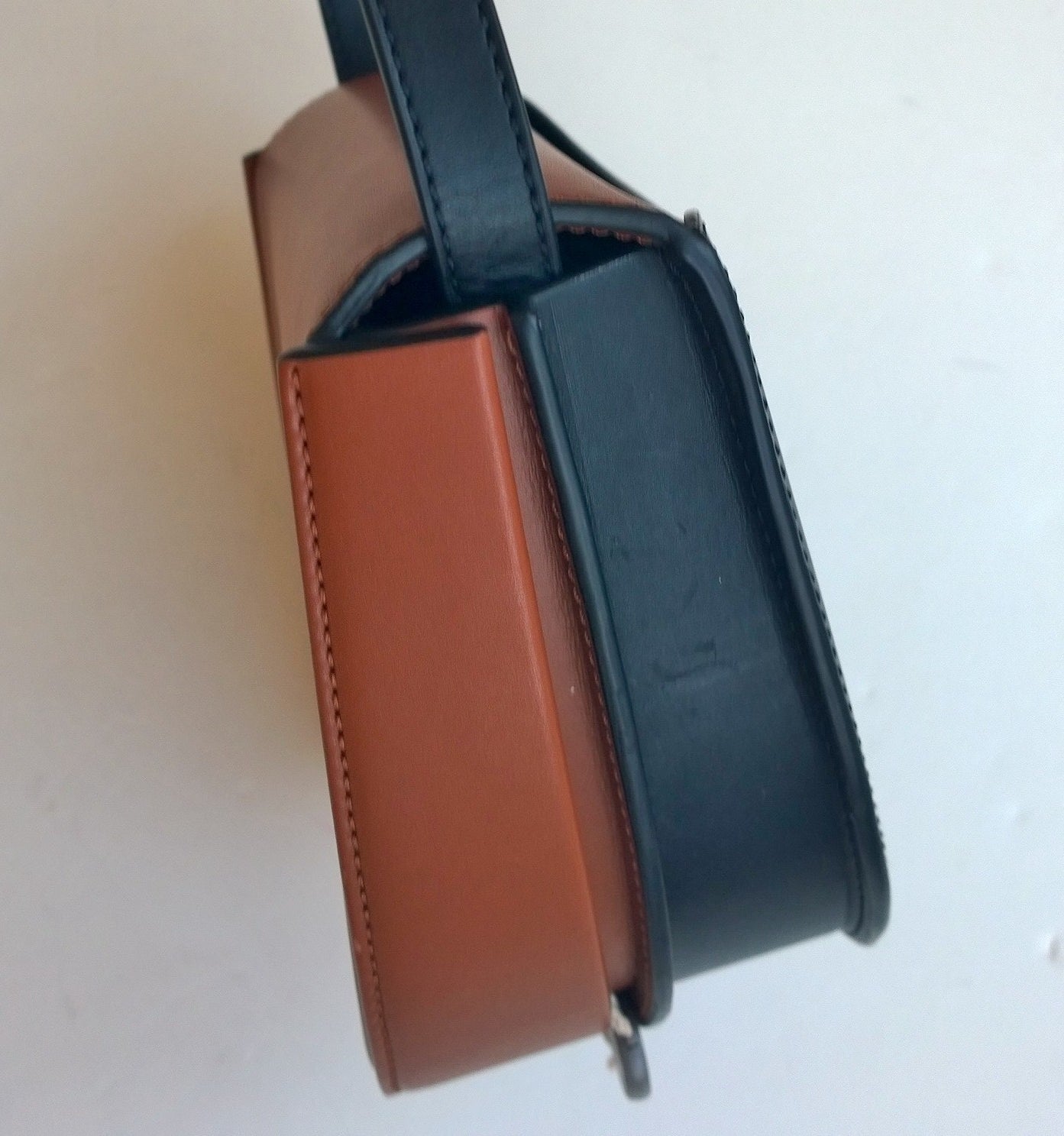 Loewe Duo Heel Bag in Tan and Black - Stylish Crossbody Purse for Women | Perfect for Everyday Use, Travel & Special Occasions