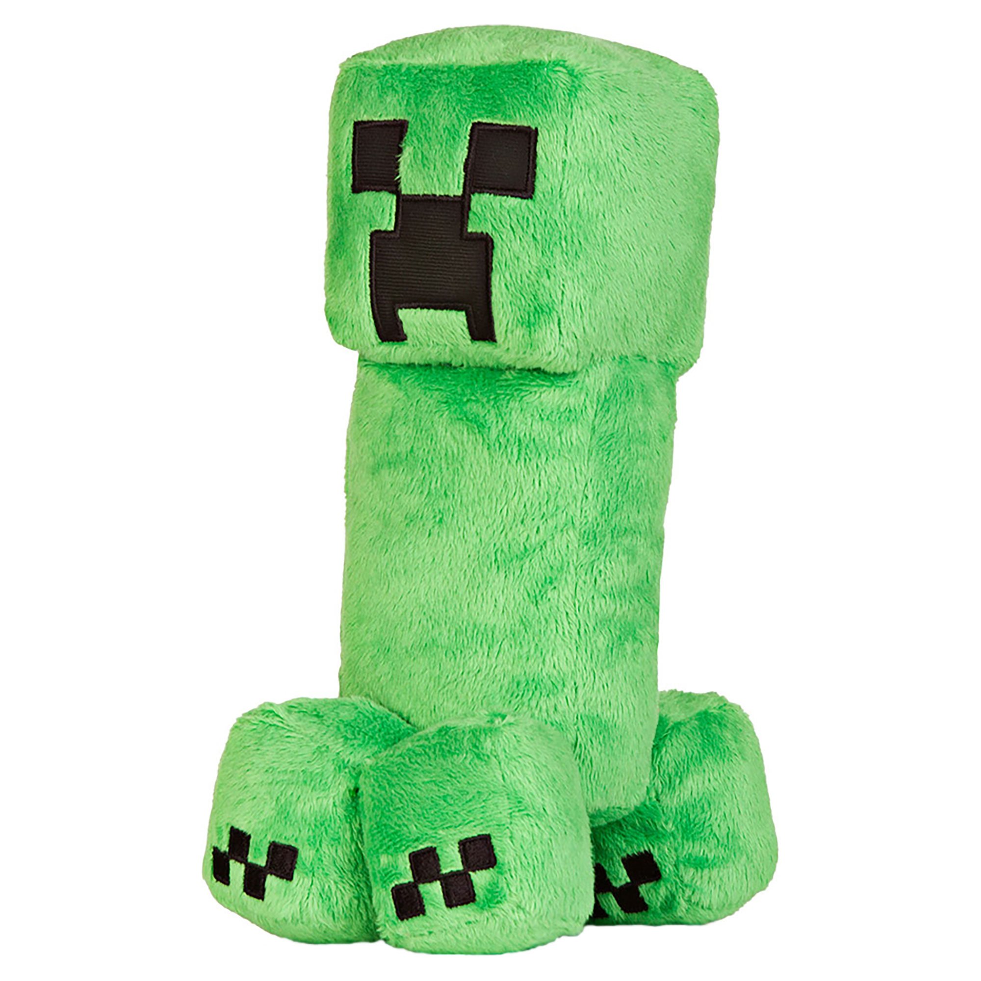 JINX Minecraft Creeper Plush Stuffed Toy - Soft Green 10.5 Inch Collectible for Kids & Gamers - Perfect for Bedroom Decor, Gaming Room, and Birthday Gifts
