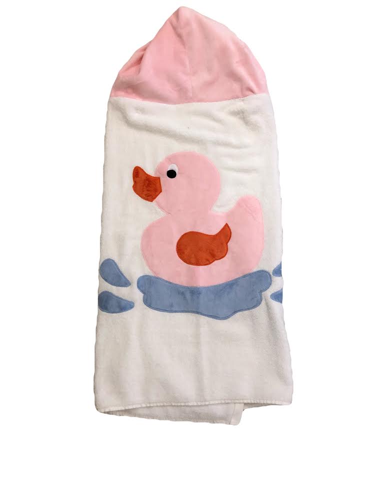 Soft & Absorbent KokoBaby Duck Hooded Baby Towel - Cute & Cozy Bath Towel for Infants & Toddlers - Perfect for Bath Time, Swimming, and Beach Outings