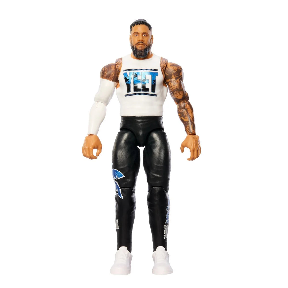Jey Uso WWE Main Event Series 153 Action Figure - Collectible Wrestling Toy for Kids & Adults - Perfect for Play, Display & WWE Fan Collections