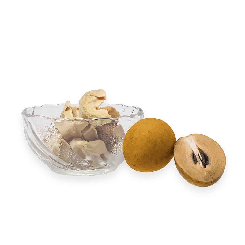 Freeze Dried Chikoo Snacks - 100% Natural, Vegan, No Preservatives or Added Sugar - Healthy Fruit Snack for Kids & Adults - Perfect for Lunchboxes, Hiking & On-the-Go (20g, Pack of 1)