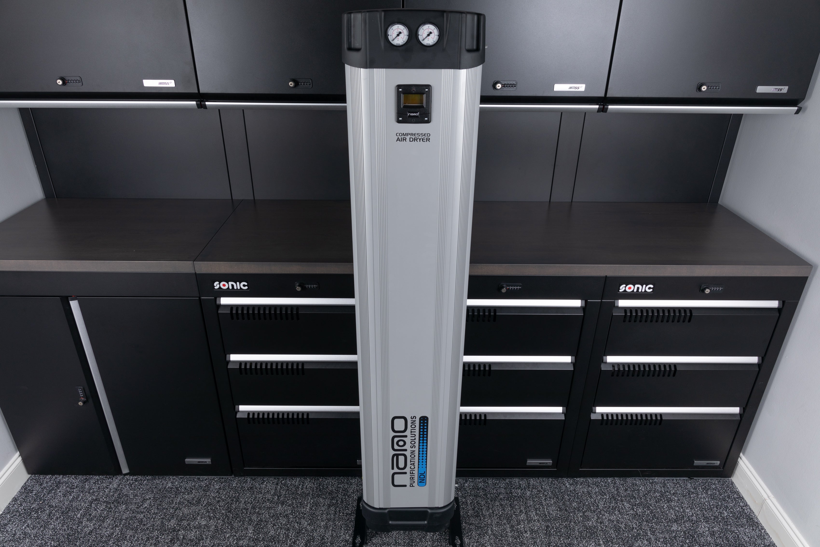 Nano D2 Series Desiccant Air Dryer - Compact Moisture Absorber for Industrial & Home Use | Perfect for 3D Printing, Electronics Storage & Gun Safes