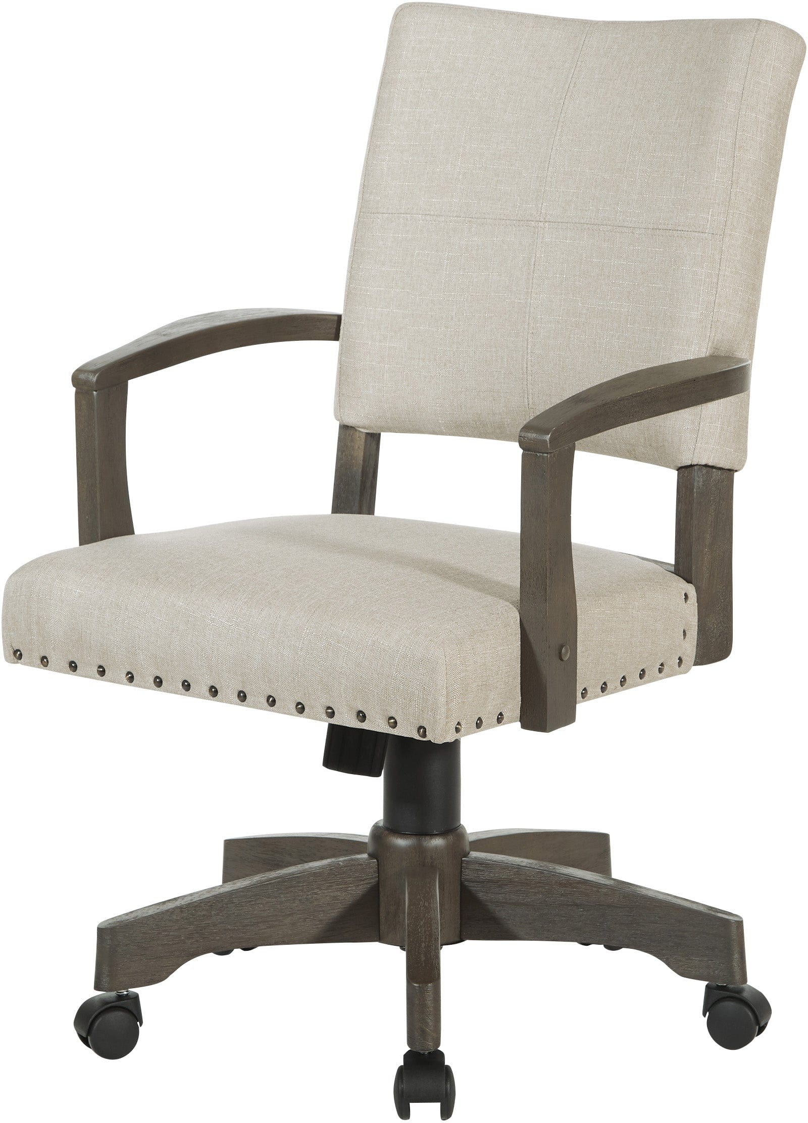 Office Star Santina Bankers Chair [111AG] - Ergonomic Swivel Office Chair with Adjustable Height for Home & Business Workspaces